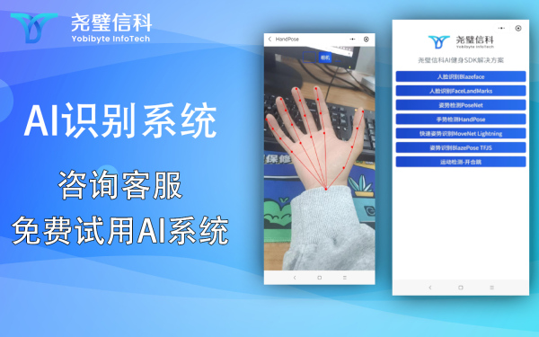 AI人工智能文字图片OCR手势姿态识别开发定制