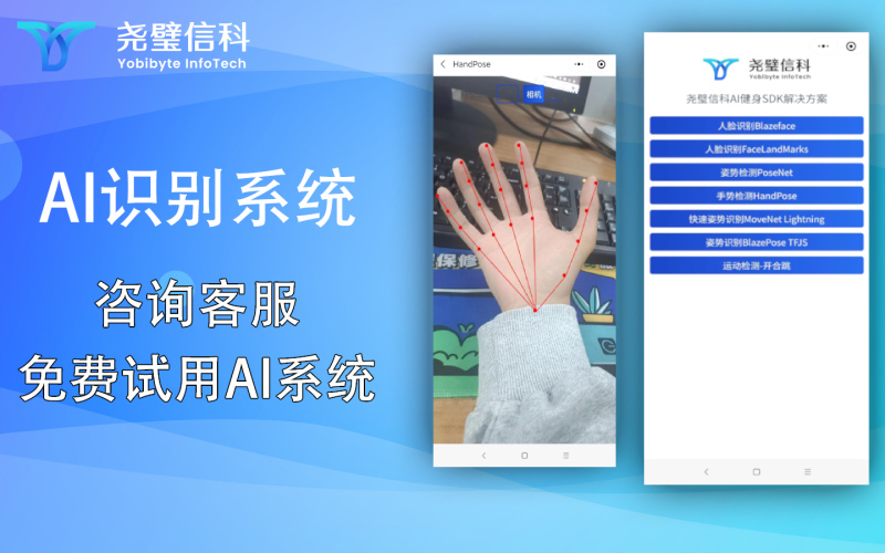 AI人工智能文字图片OCR手势姿态识别开发定制