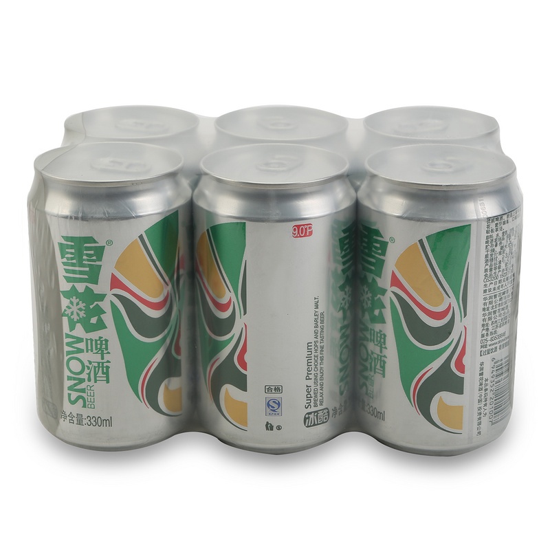 雪花 易拉罐啤酒（组合装）9度 330ml*6