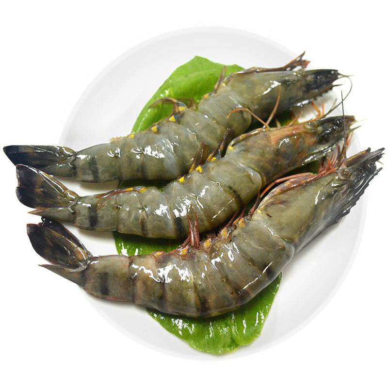 海之兴 越南黑虎虾 大虾400g  整只活冻