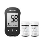 欧姆龙 血糖测试仪套装 i-sens 631（+血糖试纸50片+采血笔+一次性使用末梢采血针）