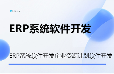 ERP系统软件开发企业资源计划软件开发
