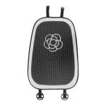 汽车坐垫四季通用款女冰丝透气网舒适山茶花舒适腰靠车用座垫全套 ZD-A-91