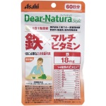 ASAHI朝日 Dear-Natura 铁加复合维生素 60粒 日本直邮